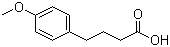 CAS # 4521-28-2, 4-(4-Methoxyphenyl)butyric acid