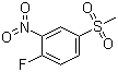 2-Fluoro-5-methylsulphonylnitrobenzene molecular structure (CAS 453-72-5)