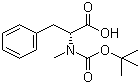 CAS 登录号：4530-18-1, N-甲基-N-叔丁氧羰基-D-苯丙氨酸
