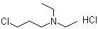 CAS # 4535-85-7, 3-Chloro-N,N-diethylpropanamine hydrochloride, 3-Chloro-N,N-diethylpropylamine hydrochloride, N-(3-Chloropropyl)diethylamine hydrochloride