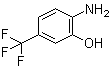 structure of CAS# 454-82-0, 2-Amino-5-(trifluoromethyl)phenol