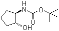 structure of CAS# 454170-16-2, [(1R,2R)-2-羟基环戊基]氨基甲酸叔丁酯