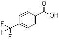 CAS # 455-24-3, 4-(Trifluoromethyl)benzoic acid, alpha,alpha,alpha-Trifluoro-p-toluic acid, 4-Carboxybenzotrifluoride