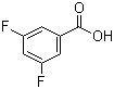 3,5-Difluorobenzoic acid molecular structure (CAS 455-40-3)