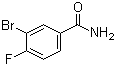 3-Bromo-4-fluorobenzamide molecular structure (CAS 455-85-6)