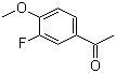 structure of CAS# 455-91-4, 3'-氟-4'-甲氧基苯乙酮