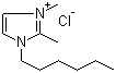 structure of CAS# 455270-59-4, 1-Hexyl-2,3-dimethylimidazolium chloride