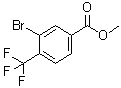 structure of CAS# 455941-82-9, 3-溴-4-(三氟甲基)苯甲酸甲酯