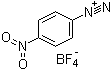 4-Nitrobenzenediazonium tetrafluoroborate molecular structure (CAS 456-27-9)