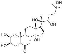 CAS # 457603-63-3, (2β,3β,5β)-2,3,14,20,22,25-Hexahydroxycholestan-6-one