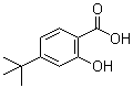 structure of CAS# 4578-63-6, 4-叔丁基-2-羟基苯甲酸