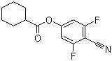 CAS # 458549-24-1, Cyclohexanecarboxylic acid 4-cyano-3,5-difluorophenyl ester