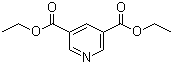 3,5-吡啶二甲酸二乙酯分子结构 (CAS 4591-56-4)