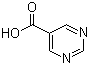 5-Pyrimidinecarboxylic acid molecular structure (CAS 4595-61-3)