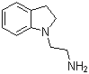2,3-Dihydro-1H-indole-1-ethanamine molecular structure (CAS 46006-95-5)