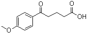 structure of CAS# 4609-10-3, 4-(4-Methoxybenzoyl)butyric acid