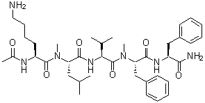 CAS # 461640-33-5, N2-Acetyl-L-lysyl-N-methyl-L-leucyl-L-valyl-N-methyl-L-phenylalanyl-L-phenylalaninamide