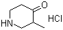 structure of CAS# 4629-78-1, 3-Methylpiperidin-4-one hydrochloride