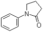 CAS # 4641-57-0, 1-Phenyl-2-pyrrolidinone, 1-Phenylpyrrolidin-2-one