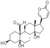 CAS # 465-90-7, (3beta,5beta)-3,5,14-Trihydroxy-19-oxobufa-20,22-dienolide, Bufotalidin, Gellebrigenin, Hellebrigenin, NSC 89594