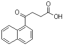 structure of CAS# 4653-13-8, 3-(1-Naphthoyl)propionic acid