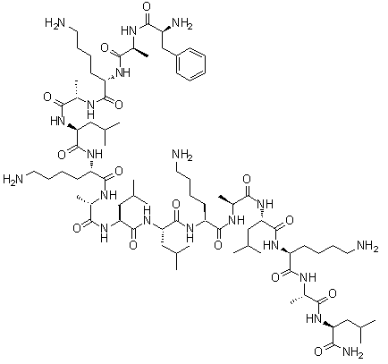 CAS 登录号：466691-40-7, L-苯丙氨酰-L-丙氨酰-L-赖氨酰-L-丙氨酰-L-亮氨酰-L-赖氨酰-L-丙氨酰-L-亮氨酰-L-亮氨酰-L-赖氨酰-L-丙氨酰-L-亮氨酰-L-赖氨酰-L-丙氨酰-L-亮氨酰胺