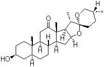 structure of CAS# 467-55-0, Hecogenin