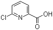 CAS # 4684-94-0, 6-Chloropicolinic acid, 6-Chloropyridine-2-carboxylic acid