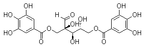 Hamamelitannin molecular structure (CAS 469-32-9)