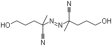 4,4'-Azobis(4-cyano-1-pentanol) molecular structure (CAS 4693-47-4)