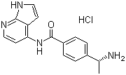 CAS # 471843-75-1 (594859-54-8), Y 39983, 4-[(1R)-1-Aminoethyl]-N-1H-pyrrolo[2,3-b]pyridin-4-ylbenzamide hydrochloride