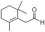 CAS 登录号：472-66-2, 2,6,6-三甲基-1-环己烯基乙醛, 乙位环高柠檬醛