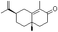 CAS # 473-08-5, alpha-Cyperone, (4aS,7R)-1,4a-Dimethyl-7-prop-1-en-2-yl-3,4,5,6,7,8-hexahydronaphthalen-2-one, (4aS-cis)-4,4a,5,6,7,8-Hexahydro-1,4a-dimethyl-7-(1-methylethenyl)-2(3H)-naphthalenone