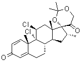 CAS 登录号：4735-67-5, 16alpha-甲基二氯松 17,21-缩丙酮