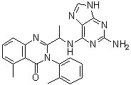 CAS # 474012-90-3, 2-[1-[(2-Amino-9H-purin-6-yl)amino]ethyl]-5-methyl-3-(2-methylphenyl)-4(3H)-quinazolinone