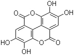 CAS # 476-66-4, Ellagic acid, 2,3,7,8-tetrahydroxy(1)benzopyrano(5,4,3-cde)(1)benzopyran-5,10-dione, 4,4',5,5',6,6'-Hexahydroxydiphenic acid 2,6,2',6'-dilactone