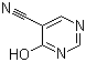 4-Hydroxypyrimidine-5-carbonitrile molecular structure (CAS 4774-34-9)