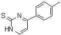 structure of CAS# 477859-71-5, 4-(4-甲基苯基)-2(1H)-嘧啶硫酮