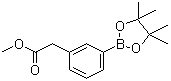 structure of CAS# 478375-42-7, 3-(2-Methoxy-2-oxoethyl)phenylboronic acid pinacol ester
