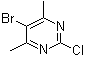 5-Bromo-2-chloro-4,6-dimethylpyrimidine molecular structure (CAS 4786-72-5)