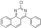structure of CAS# 4786-80-5, 2-氯-4-苯基苯并[h]喹唑啉