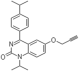 CAS # 478963-79-0, 1-(1-Methylethyl)-4-[4-(1-methylethyl)phenyl]-6-(2-propyn-1-yloxy)-2(1H)-quinazolinone