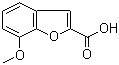 7-Methoxybenzofuran-2-carboxylic acid molecular structure (CAS 4790-79-8)