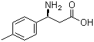 structure of CAS# 479065-00-4, (S)-3-Amino-3-(4-methylphenyl)propionic acid