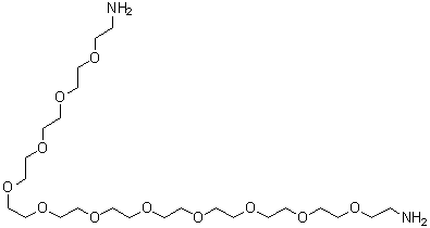 CAS # 479200-82-3, 3,6,9,12,15,18,21,24,27,30,33-Undecaoxapentatriacontane-1,35-diamine