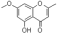 structure of CAS# 480-34-2, 5-羟基-7-甲氧基-2-甲基色原酮