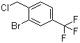 2-Bromo-1-(chloromethyl)-4-(trifluoromethyl)benzene molecular structure (CAS 480438-96-8)