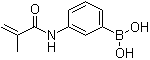 CAS # 48150-45-4, 3-Methacrylamidophenylboronic acid, [3-[(2-Methyl-1-oxo-2-propenyl)amino]phenyl]boronic acid