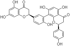 structure of CAS# 48236-96-0, Tetrahydroamentoflavone