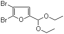 structure of CAS# 4828-13-1, 2,3-二溴-5-(二乙氧基甲基)呋喃